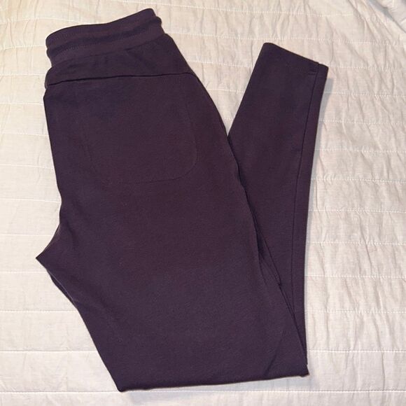 ALPHALETE M Identity Deep Purple Plum Brushed Cotton Jogger Athletic Pants - Picture 13 of 13